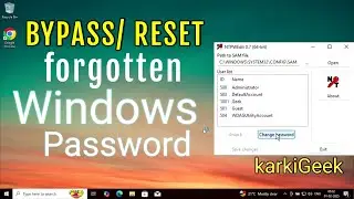 How to Bypass Windows Login Password Using Hiren’s BootCD | Forgot Windows Password?