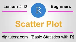 how to make Scatter Plot in R | R code for Scatter plot | R tutorials For beginners | digitutorz