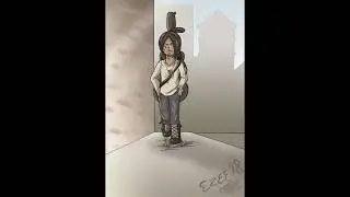 SUPERZHEIK - How to draw a male with long hair - Rocker -