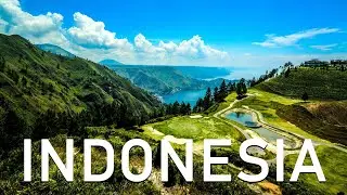 FLYING OVER INDONESIA - Relaxing Music & Amazing Beautiful Nature Scenery For Stress Relief