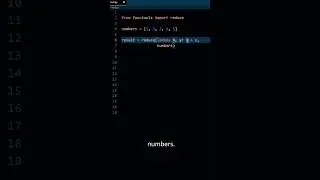 Functools are really super cool for these operations | #pythontricks