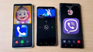 Viber incomingcall SAMSUNG S10E + NOTE 10 plus viber out VS SONY XPERIA 10 True Caller incomingcall