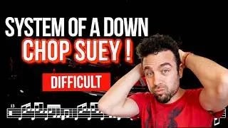 System Of A Down - Chop Suey ! - Drum Cover (with scrolling Drum score)