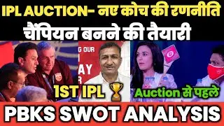 IPL 2024 AUCTION- Punjab Kings SWOT Analysis 2024 | PBKS Auction Strategy 2024 | Punjab Kings News