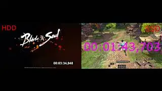Blade & Soul SSD VS HDD