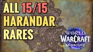 All Harandar Rares Locations (Leaf None Behind Achievement) (WoW Midnight)