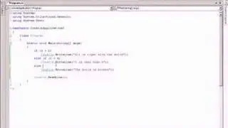 C# Tutorial: Writing If Statements and Boolean Tests