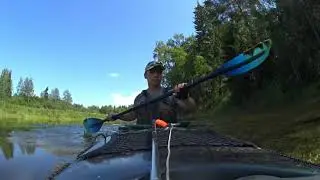 Летние зарисовки. Речной каякинг. River kayaking.