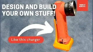 I Designed and Built My Own Battery Charger for A Streamlight Flashlight | Think It Build It