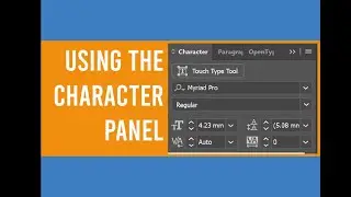 Using the Character Panel
