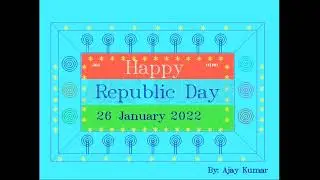 republic day coading //happy republic day //26 january 2022//republic day graphics//akt guide
