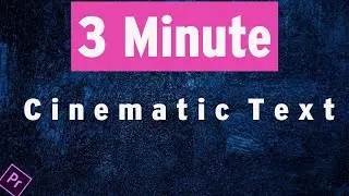 How to Add Cinematic Title Text in Premiere Pro (CC 2025) | How To Adobe