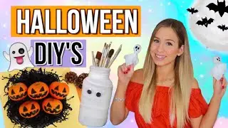 1 min HALLOWEEN DIYS 👻Make your own Halloween decorations 🎃Halloween 2018 German - Cali Kessy