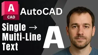 AutoCAD: Convert Multiple Single Line Text to Multi-Line Text (MText)