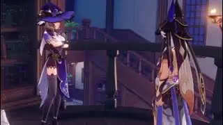 Cyno and Lisa Cutscene - Don't Miss It - Genshin Impact