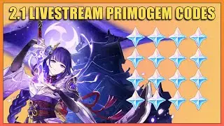 2.1 Livestream Primogem Codes for GLOBAL! | Genshin Impact
