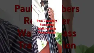 Rememberのウォーキングベース Paul Chambers(Walking Bass Transcription) #bass #music #jazz