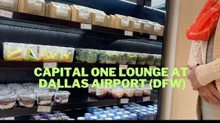(Score: 9/10) Capital One Lounge at Dallas (DFW) Airport - Venture X Benefit, highly recommend!