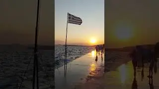 Закат на море 
