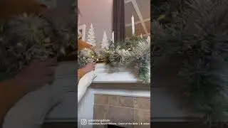 The BEST way to decorate your mantle this holiday season