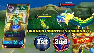 OP OFFLANER ‼️Sory Yu Zhong Your Dragon Can't Eat Uranus Buffed |MLBB