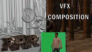 RRR VFX COMPOSITION | JR. NTR SCENE | BREAKDOWN | RAJIV  #rrr #ntr #ramcharan #rrrmovie #vfx