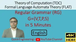 Regular Grammar (RG)  | Course on Theory of Computation | Quick Engineering