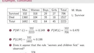 Section 2.6 Conditional Probability