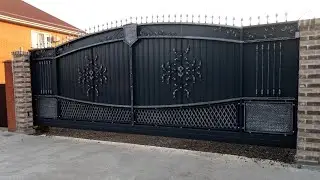 Откатные ворота в семи метровый проем!