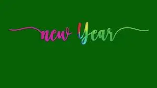 New Year | Green | Background | Animation