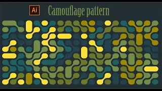 Creating a Camouflage Pattern in Adobe Illustrator - Vector Graphics Tutorial 