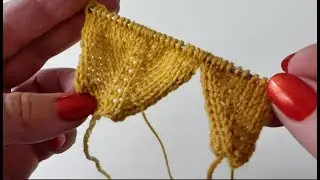 Increase stitches with KFB and KBF