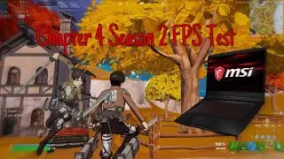 Fortnite Season 2 FPS Test on MSI GF63