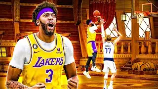 THIS ANTHONY DAVIS “2-WAY INTERIOR FINISHER” BUILD is GAME-BREAKING in NBA 2K23!