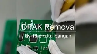 DPAK Removal using a Hot Tweezer | RhenzKalibangan #electronic