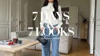 7 Days & 7 Looks | Spring Outfits | Outfit Inspiration | Minimal Wardrobe | AD