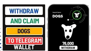 How To Withdraw Dogs To Telegram Wallet