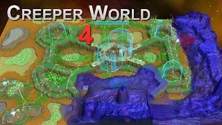 Destroy all humans | Pac-The Humans ep2 | WaddlesTNT | Creeper World 4 Gameplay