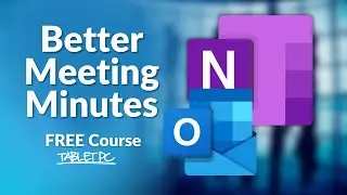 How to Make MEETING MINUTES Better with Outlook and OneNote