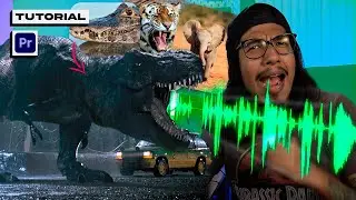 ¡Cómo hice el icónico rugido de T-Rex como en Jurassic Park! 🦖🔊 || Tutorial - Premiere Pro