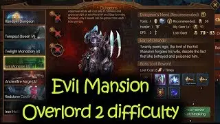 [King of Kings SEA] Evil Mansion Overlord 2 Difficulty (Frostwhisper POV)
