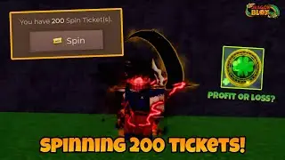 Spinning 200 Tickets on St. Patrick's Event! | Profit or Loss? | Dragon Blox Roblox