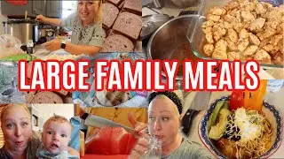 EASY MEALS TO FEED A LARGE FAMILY - DINNER RECIPES | Too Much Watermelon 🍉 🤷‍♀️ PIZZA FRISBEE 🍕 🤷‍♀️