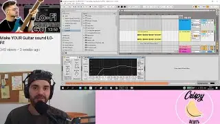 Ableton 11 : Sampling Crispy Beats guitar Tutorial (LOFI BEAT MAKING TUTORIAL)