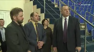 Глава Серпухова Сергей Никитенко во Дворце спорта «Надежда» 09.03.2022 г.