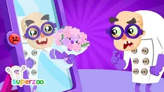 Dr. SPOOKY created an evil Mirror! | Cartoons for Kids | SuperZoo