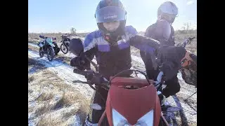 коротко про жосткость рулів на Loncin LX300 + закидало сатенгіпсом