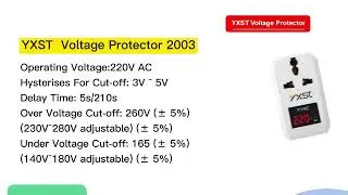 adjustable voltage protector for refrigerator fridge | YXST Voltage Protector 2003
