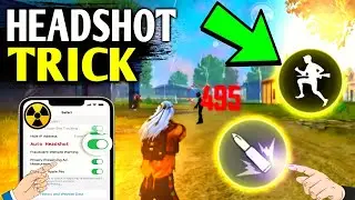 One tap headshot trick 2023 | M1887 Headshot Trick | Free Fire headshot setting