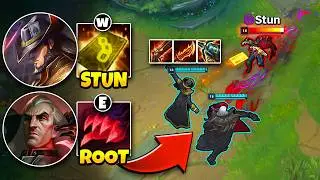 This bot lane comp has PERFECY synergy (FREE STUN = FREE ROOT)